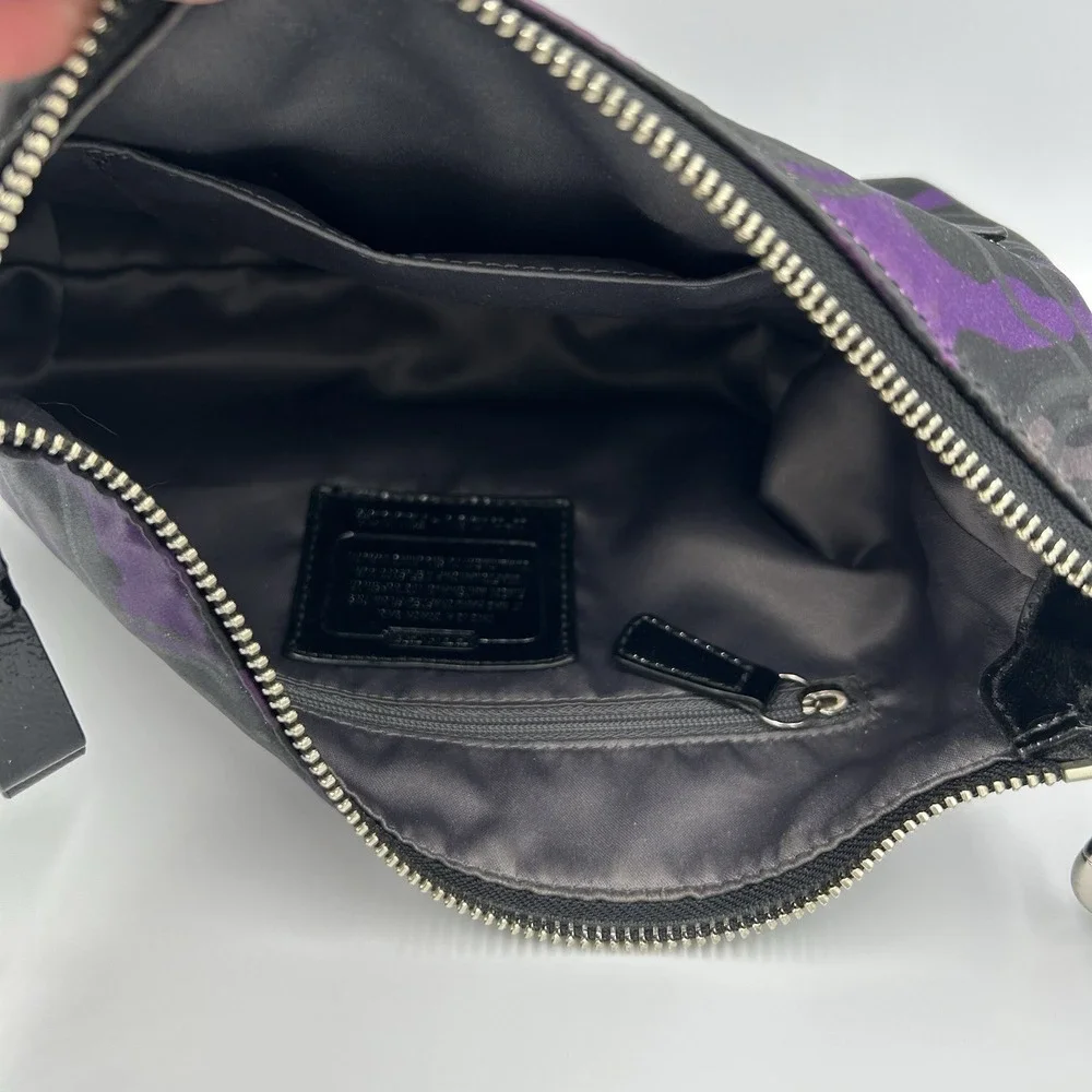Coach Daisy‎ Ocelot Purple Demi Hobo # H1281-F20024